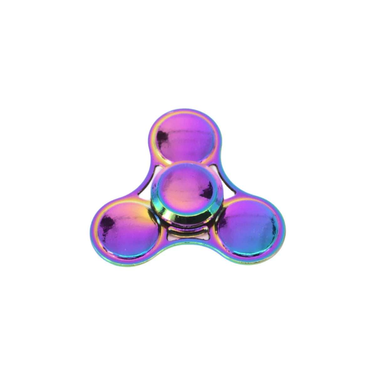 Rainbow Fidget Spinner Toys Metal UFO Small Handheld Finger Spinners Gift for Kids Adults Spinning Top Focus Desk Fingertip