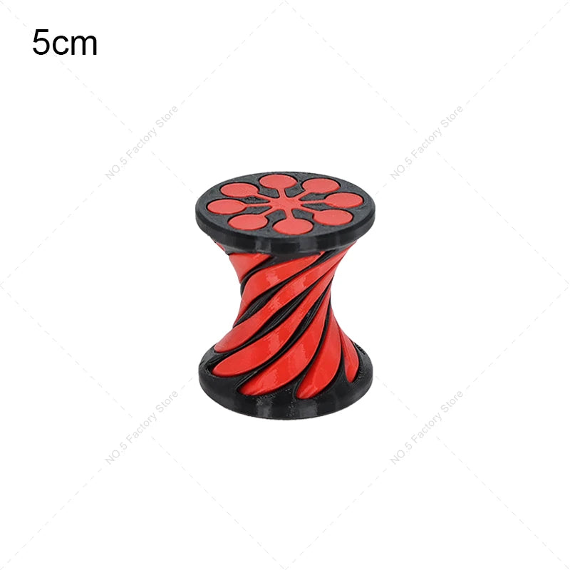 3D Printed Spiral Cone Toy Impossible Pyramid Passthrough Sculpture Pass Through Pyramid Toy Mini Vortex Thread Illusion