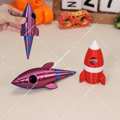 3D Printed Spiral Cone Toy Impossible Pyramid Passthrough Sculpture Pass Through Pyramid Toy Mini Vortex Thread Illusion