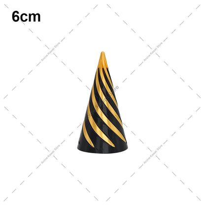 3D Printed Spiral Cone Toy Impossible Pyramid Passthrough Sculpture Pass Through Pyramid Toy Mini Vortex Thread Illusion