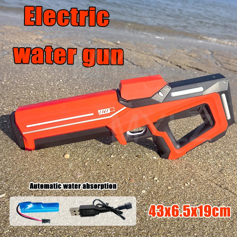 Automatically Water High Pressure Electric Water Gun Toys for Kids Summer Outdoor Pool Fight Games Children Water Toys Gift