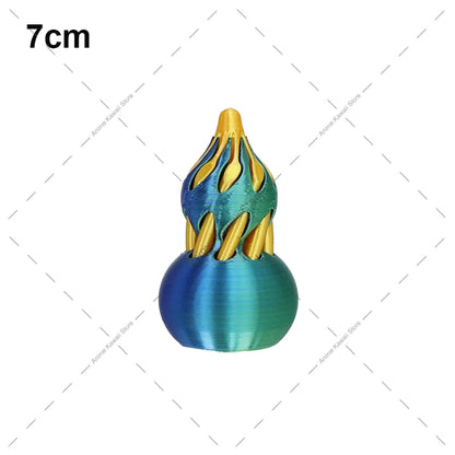 3D Printed Spiral Cone Toy Impossible Pyramid Passthrough Sculpture Pass Through Pyramid Toy Mini Vortex Thread Illusion