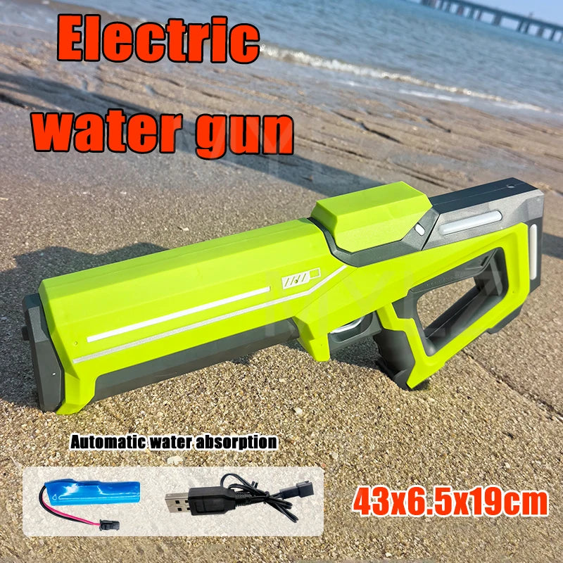 Automatically Water High Pressure Electric Water Gun Toys for Kids Summer Outdoor Pool Fight Games Children Water Toys Gift