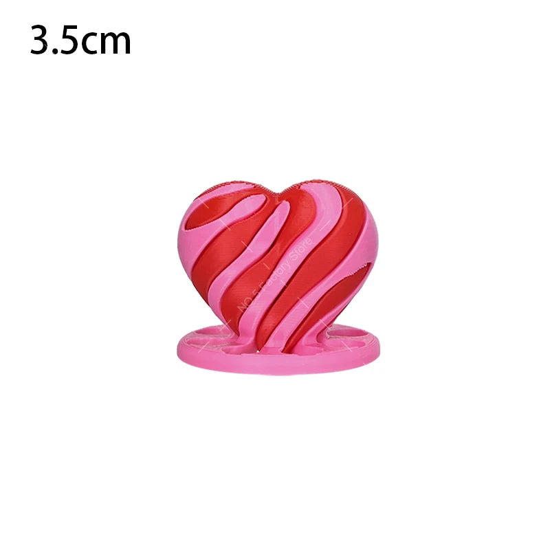 3D Printed Spiral Cone Toy Impossible Pyramid Passthrough Sculpture Pass Through Pyramid Toy Mini Vortex Thread Illusion