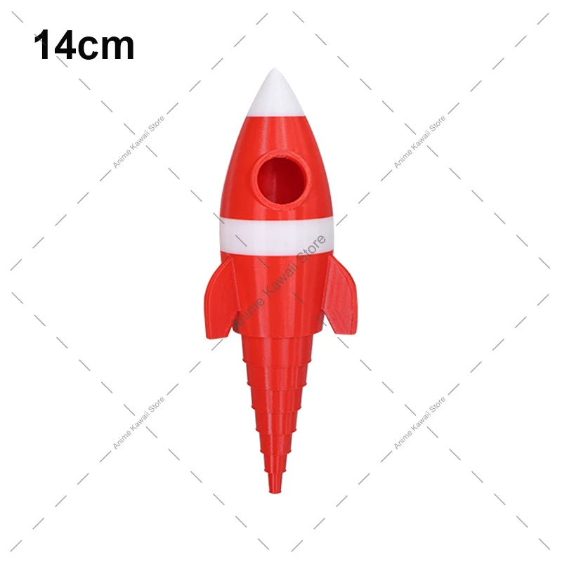 3D Printed Spiral Cone Toy Impossible Pyramid Passthrough Sculpture Pass Through Pyramid Toy Mini Vortex Thread Illusion