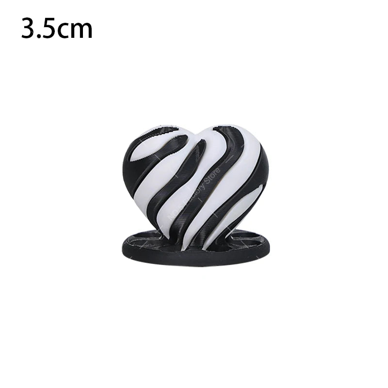 3D Printed Spiral Cone Toy Impossible Pyramid Passthrough Sculpture Pass Through Pyramid Toy Mini Vortex Thread Illusion