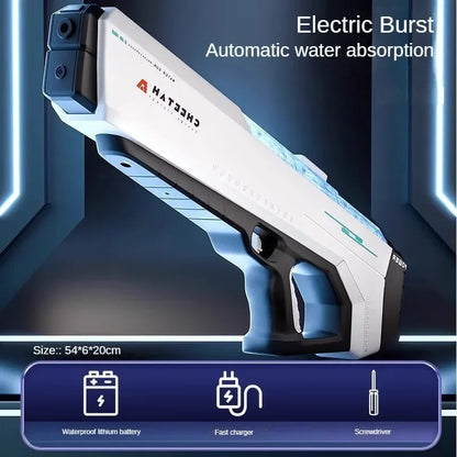 Automatically Water High Pressure Electric Water Gun Toys for Kids Summer Outdoor Pool Fight Games Children Water Toys Gift