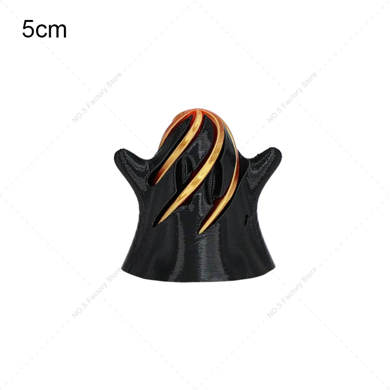 3D Printed Spiral Cone Toy Impossible Pyramid Passthrough Sculpture Pass Through Pyramid Toy Mini Vortex Thread Illusion